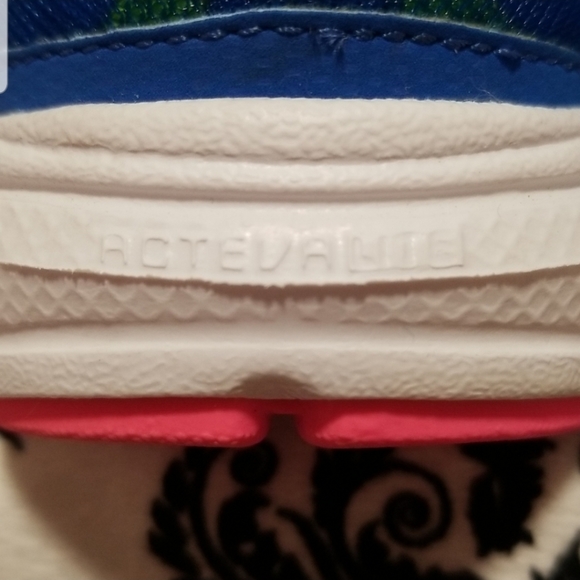 NEW BALANCE 750 V1 Running Shoes Blue Neon Pink Green Women's - Picture 7 of 11